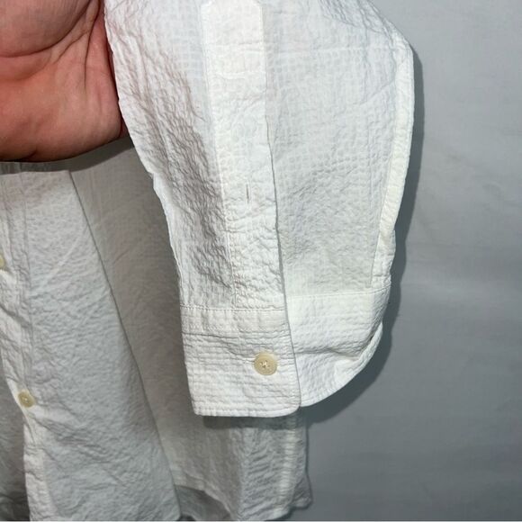 Zara Men's White Button Up Shirt 0625 - Picture 4 of 9
